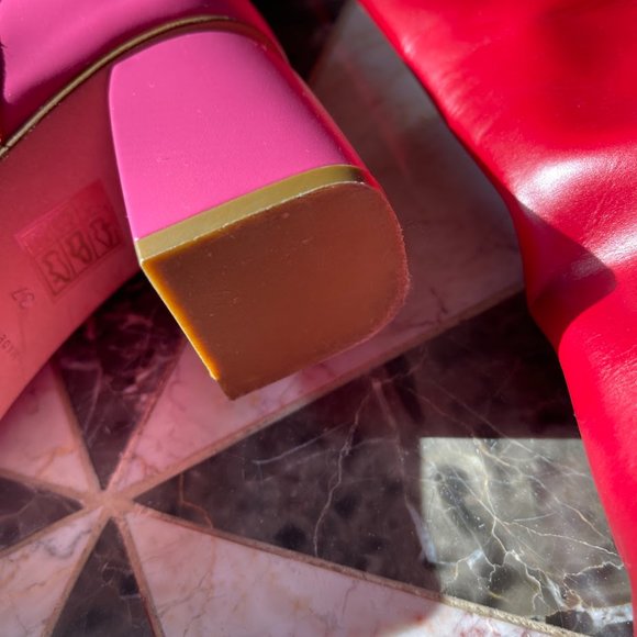 RED Valentino Avired Two Tone Boots - Picture 3 of 5